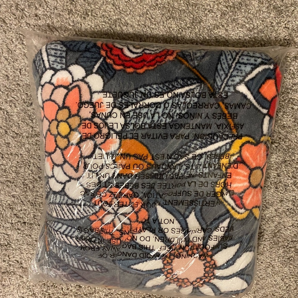 Vera Bradley travel blanket